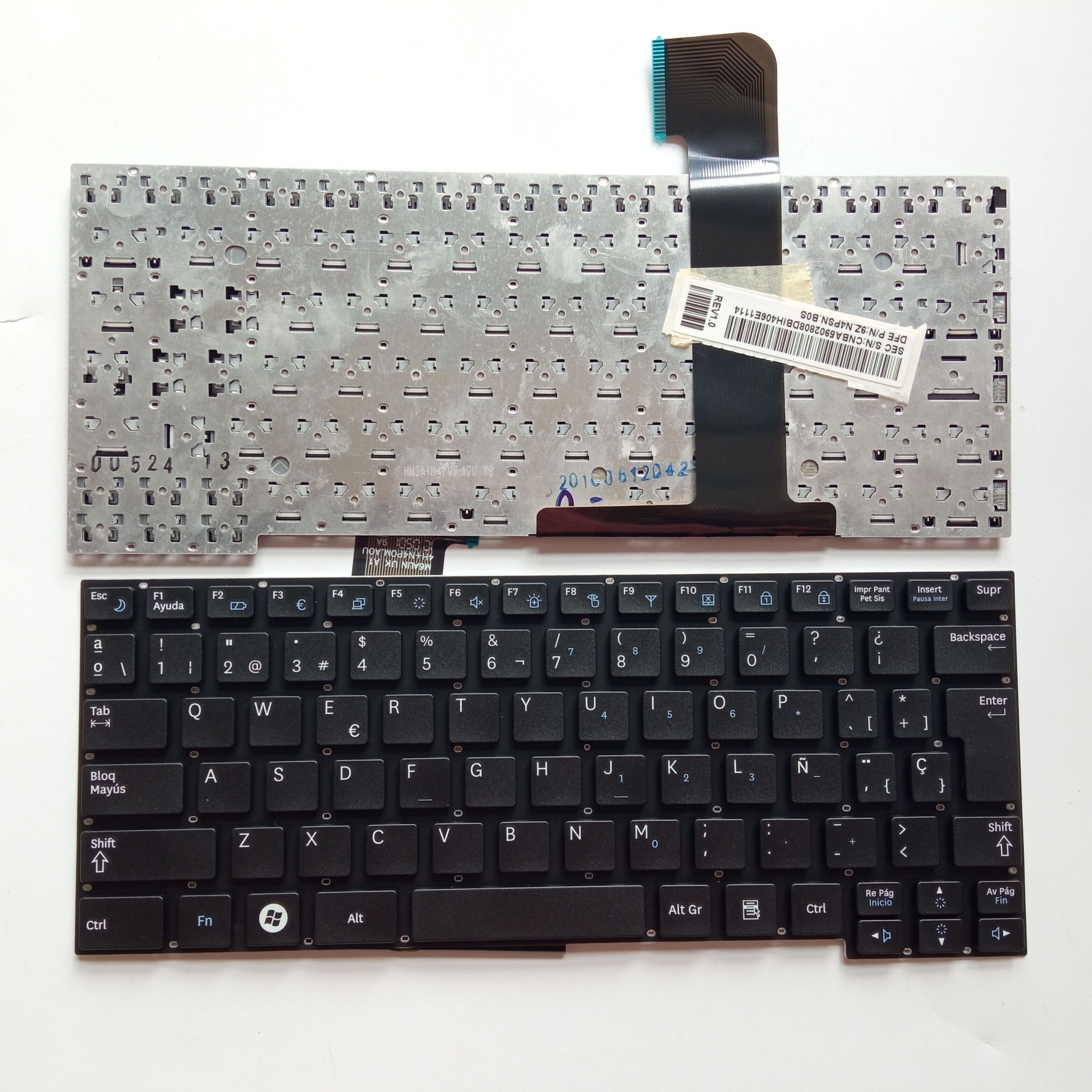Picture of New Replacement Laptop Keyboard For SAMSUNG NF210 BLACK SP Layout